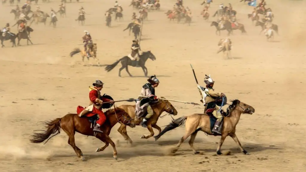 Mongolian War Horses