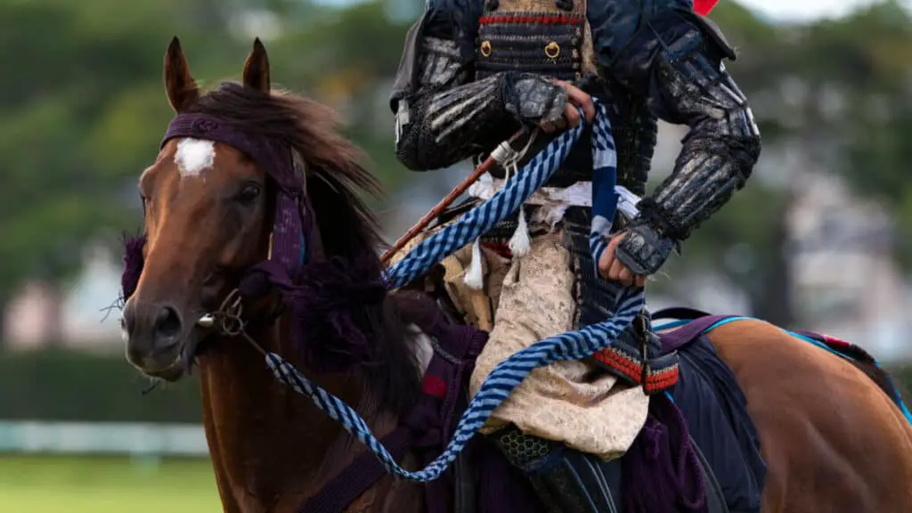 Japanese Traditional Samurai Horse Race