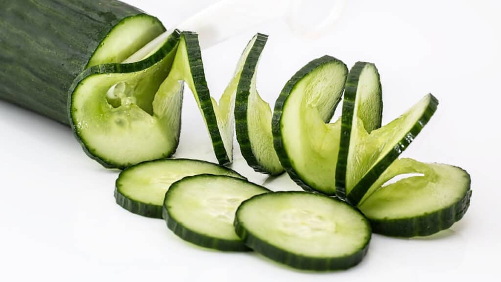 Sliced Cucumbers