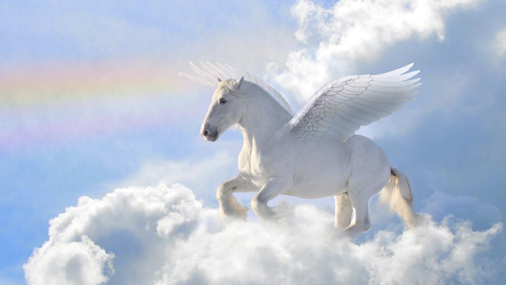 Pegasus In The Clouds